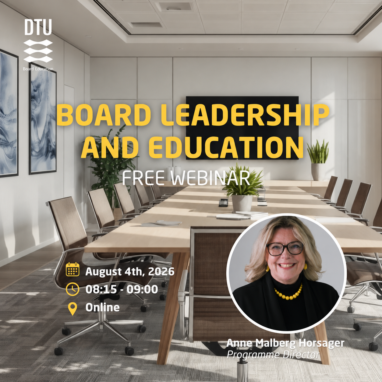 Webinar: Board Leadership and Education